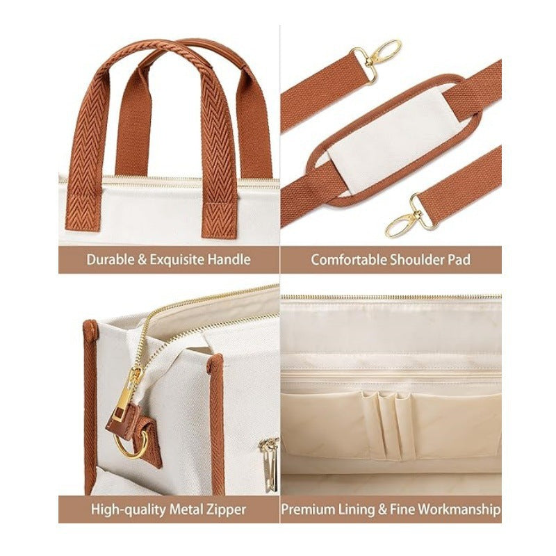 Elegant Handbag with Multiple Compartment System Kalsten