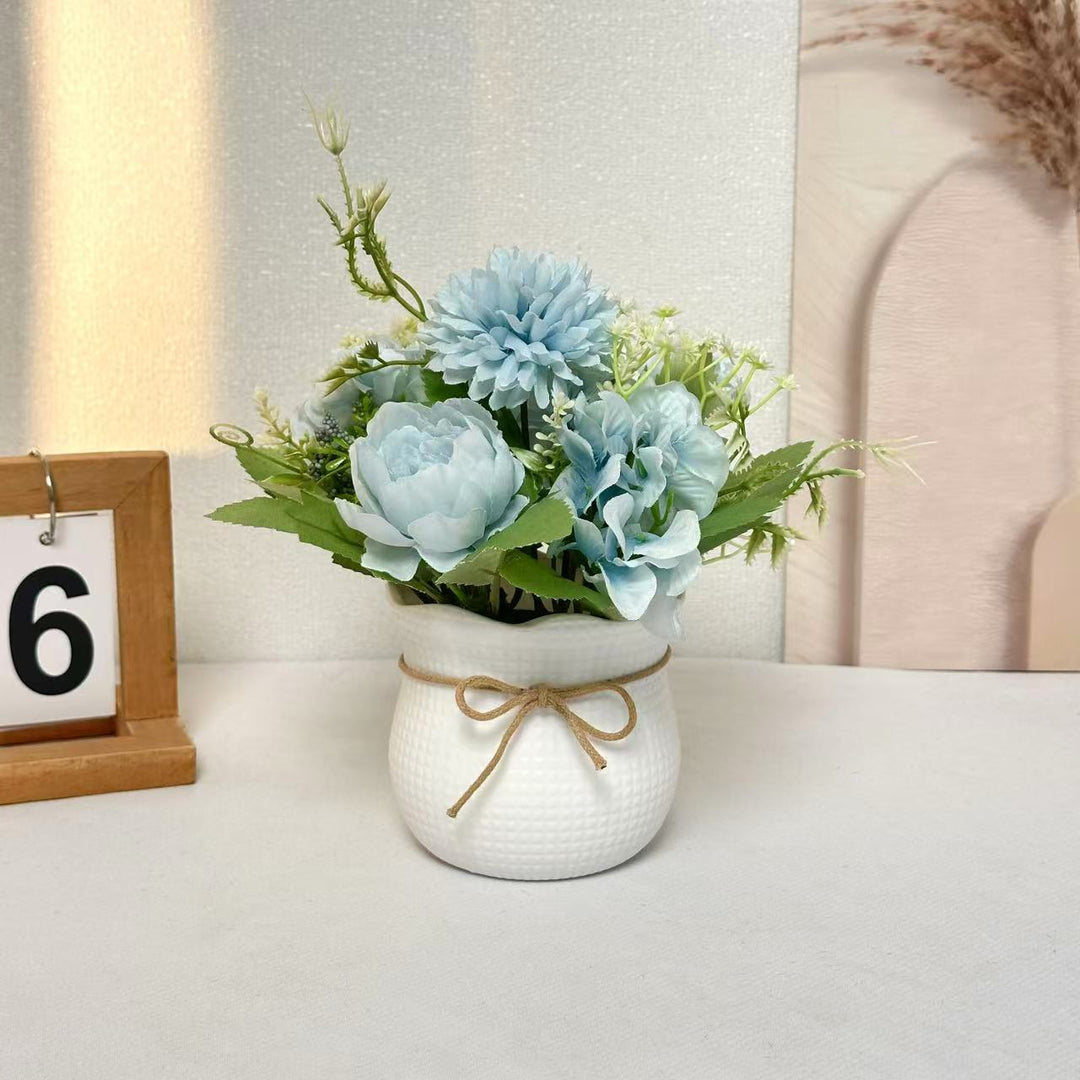 Artificial Orchid Plant Arrangement for Home Decor