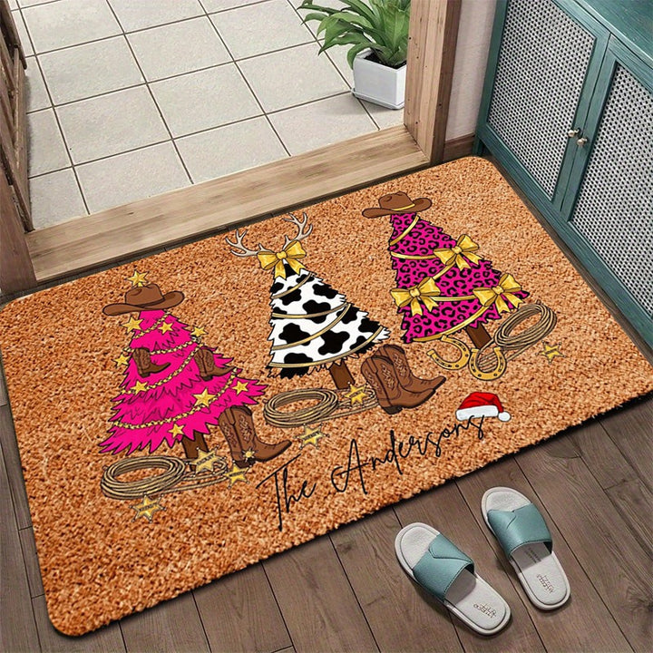 Festive Holiday Door Mat Kalsten