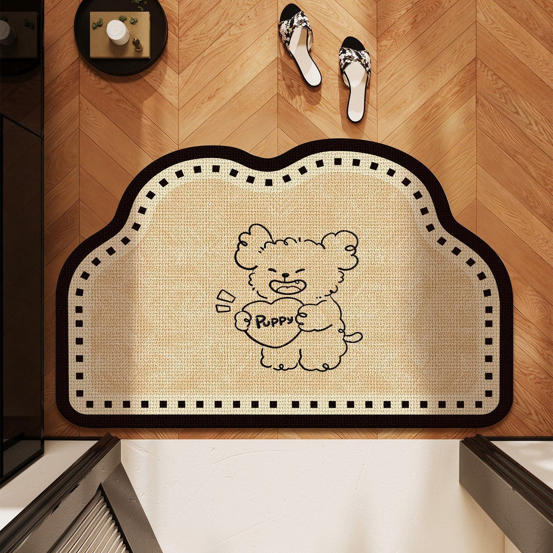 Cartoon-Themed Plush Bath Rug Kalsten