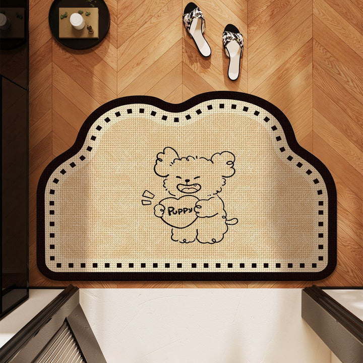 Cartoon-Themed Plush Bath Rug Kalsten