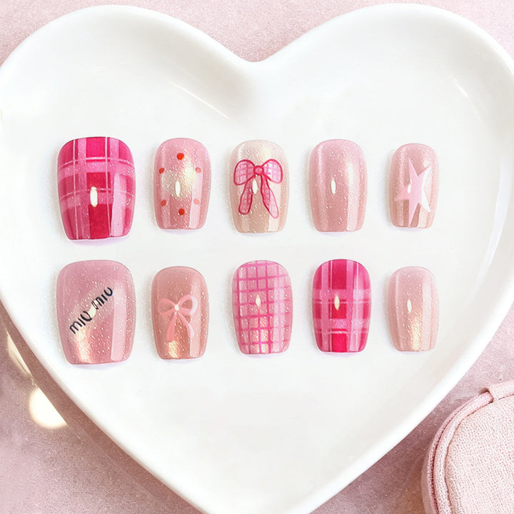 Decorative Press-On Nail Art Set Kalsten 1787542950