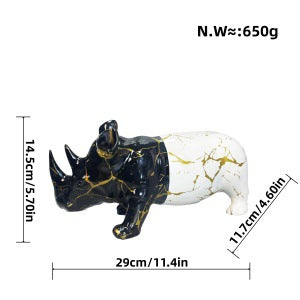 Artistic Rhino Figure Kalsten