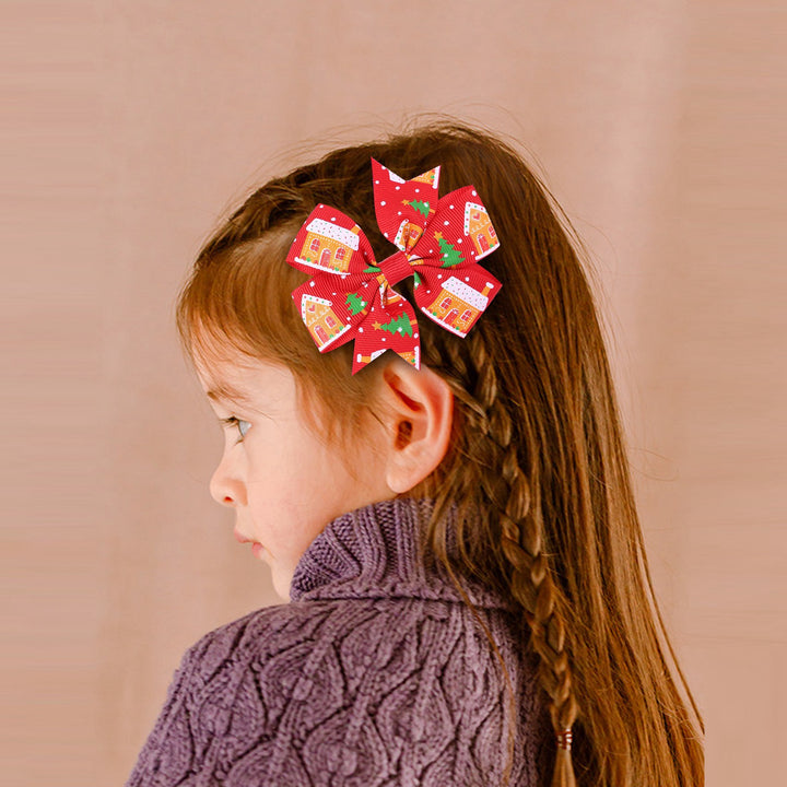 Festive Holiday Hair Bow Kalsten
