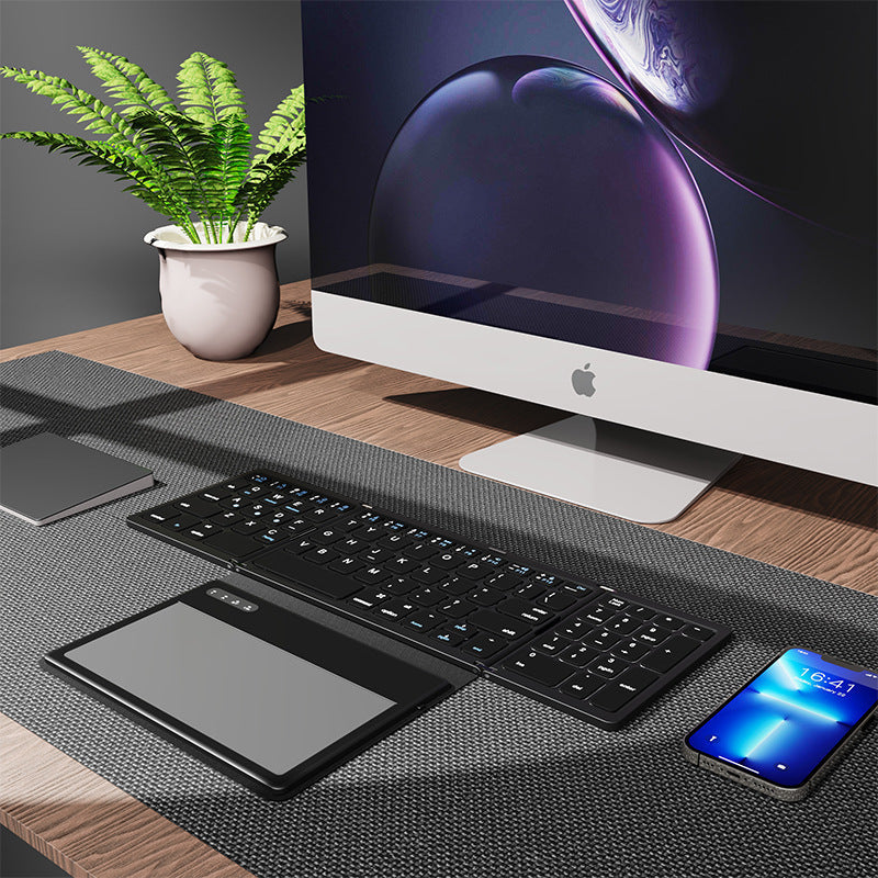 Ultra-Slim Portable Bluetooth Keyboard with Touchpad Kalsten