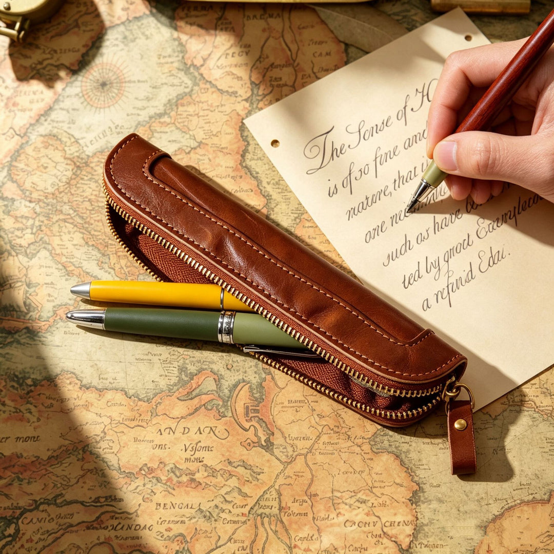 Leather Pencil Case