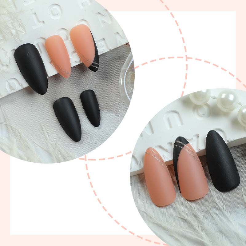 Acrylic nail set with elegant shapes and surfaces Kalsten