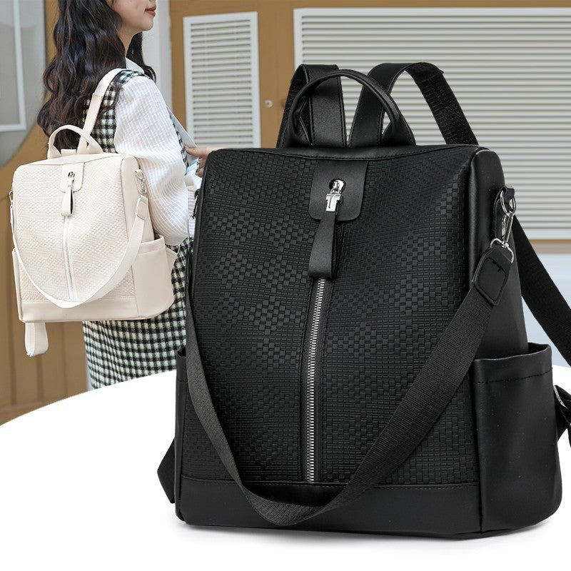 Textured Multi-Pocket Backpack Kalsten