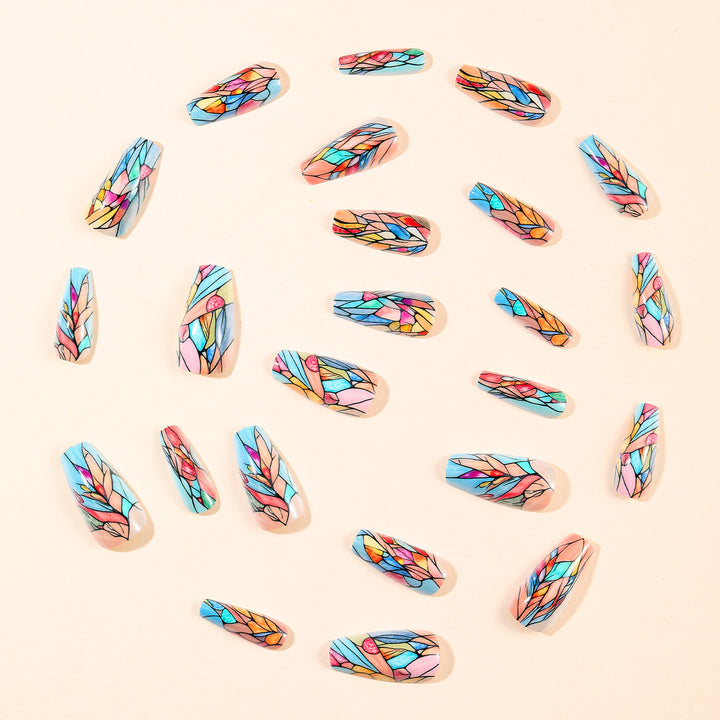 Artistic Stained Glass Nail Art Kit Kalsten