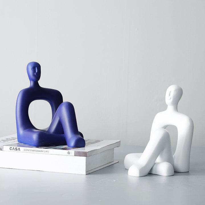 Abstract Decorative Sitting Figure