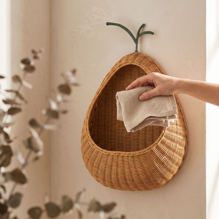 Wall basket in modern fruit design Kalsten