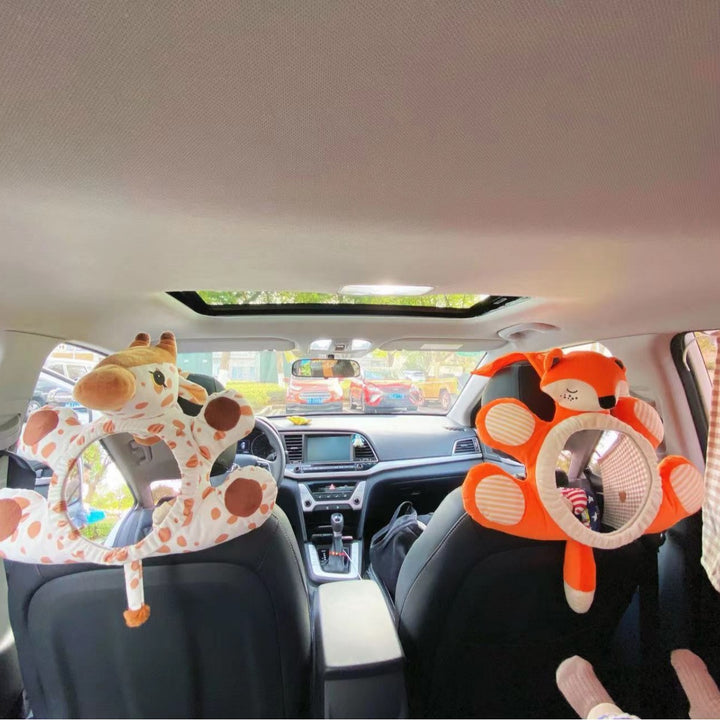 Plush Fox Decorative Wall Mirror