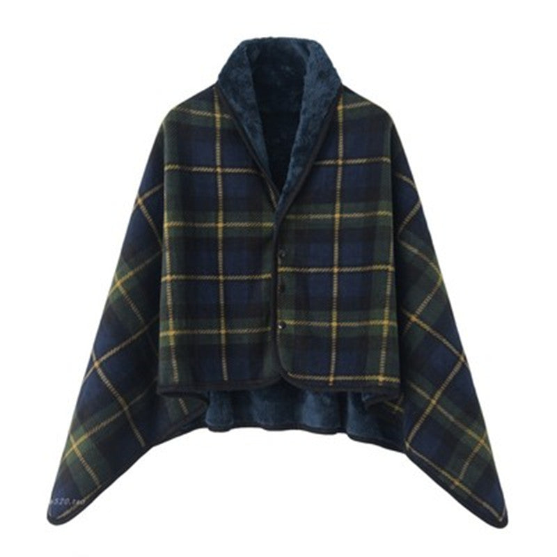 Women Cozy Blanket Poncho Kalsten