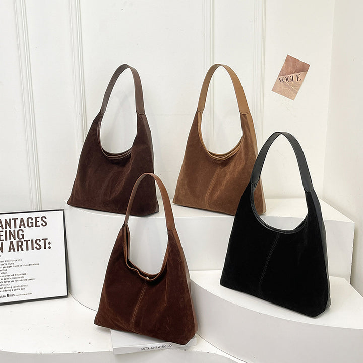 Suede Casual Hobo Bag Kalsten