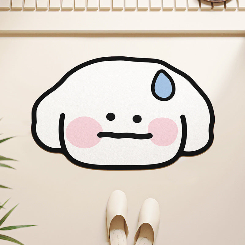 Cute Panda-shaped Bath Mat