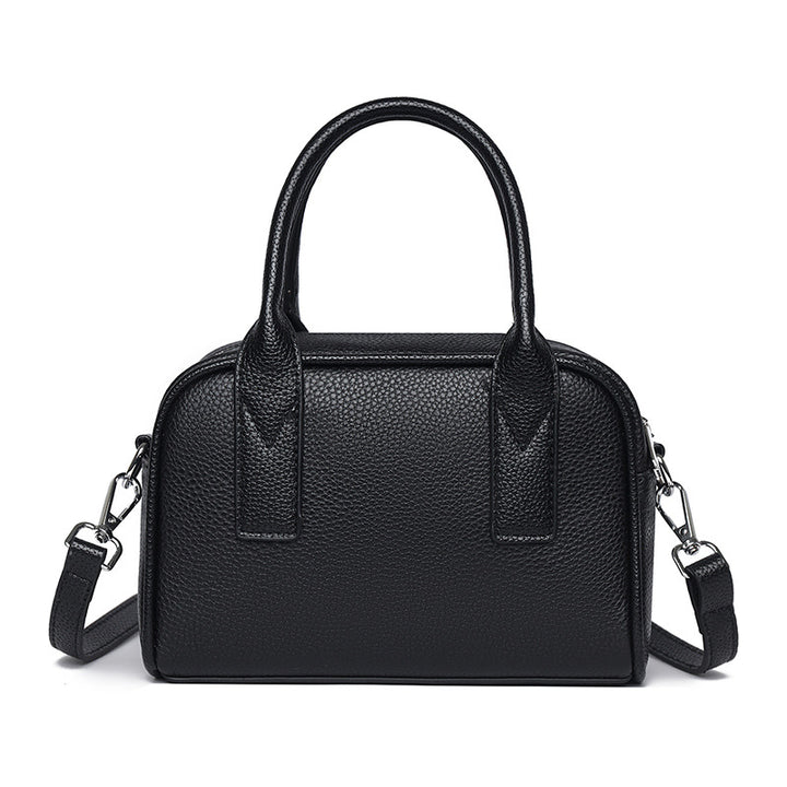 Textured Leather Mini Handheld Satchel Kalsten