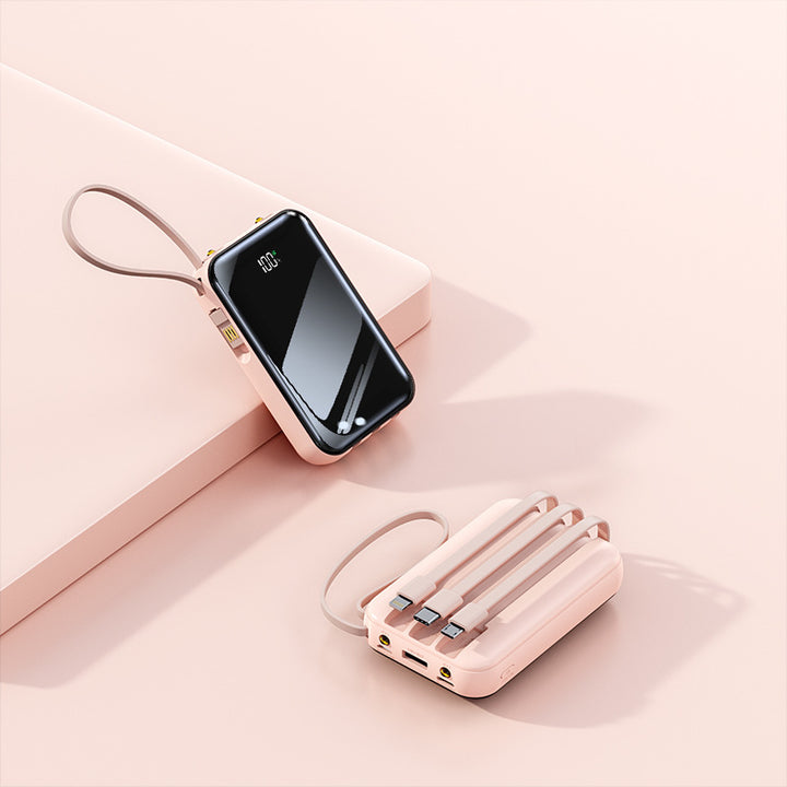 Portable power bank with integrated charging station Kalsten