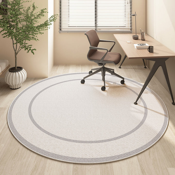 Round Textured Area Rug