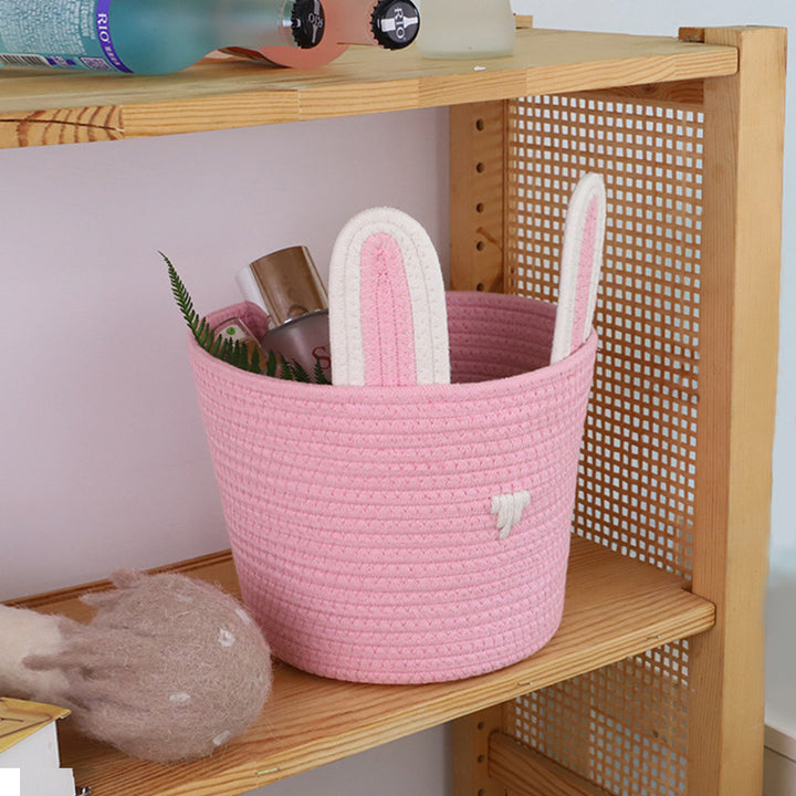 Playful Storage Basket in Rabbit Design Kalsten