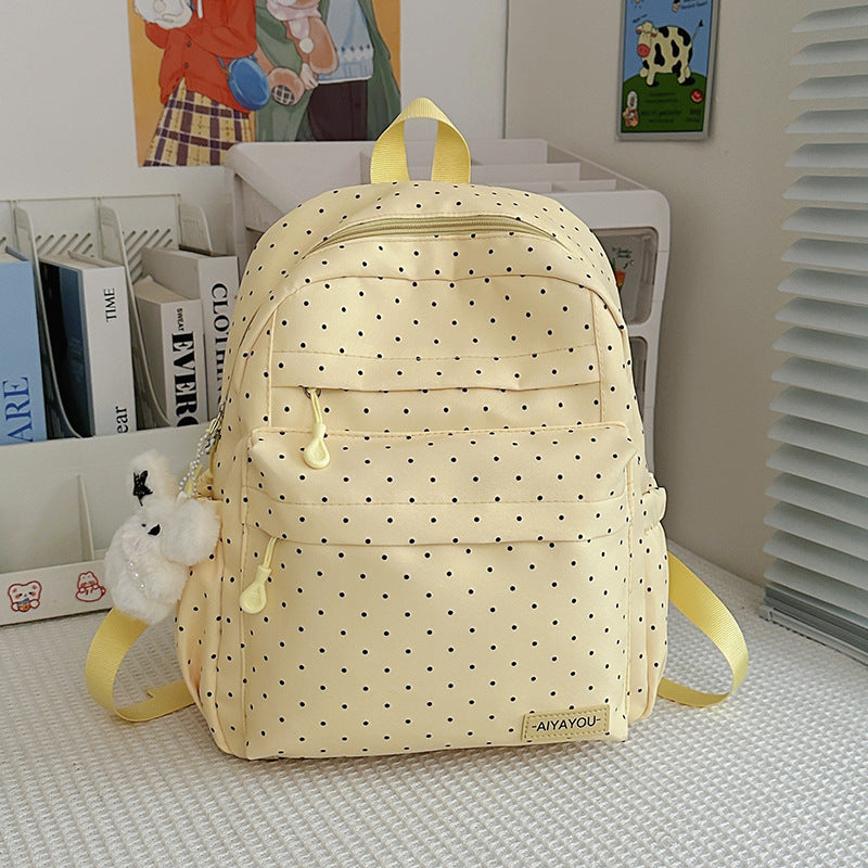 Fun Dotted Pattern Backpack