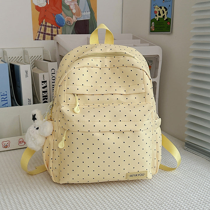 Fun Dotted Pattern Backpack
