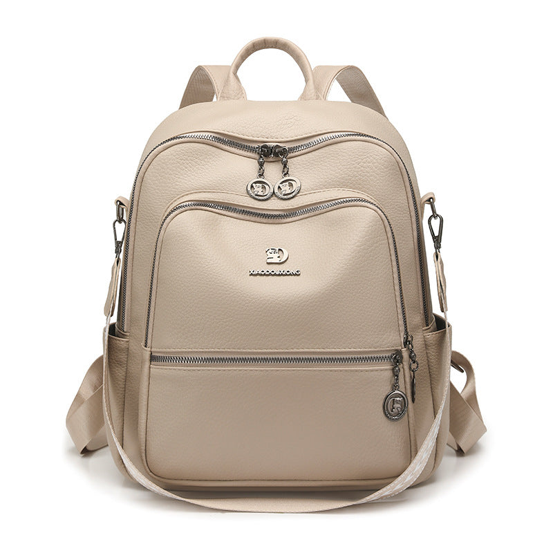 Multi-Functional Leather Backpack Kalsten