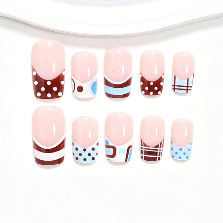 Artistic French Tip Nail Design Kalsten 1788858466
