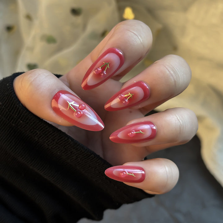 Premium Decorative Press-On Nail Set Kalsten