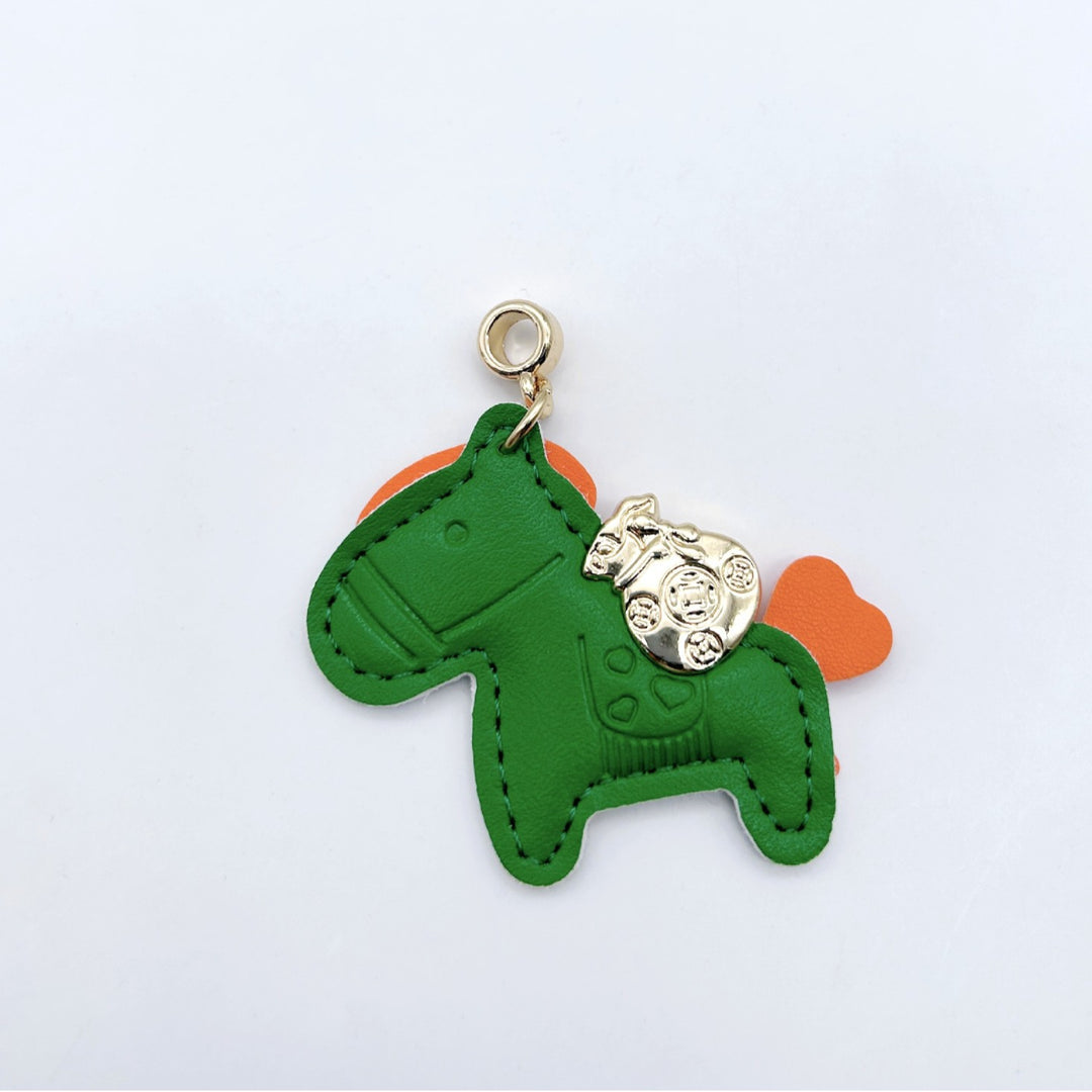 Animal-Shaped Leather Keychain Kalsten
