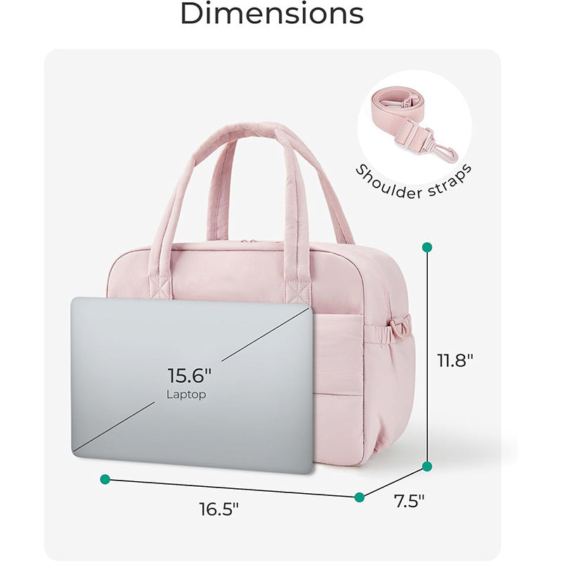 Multifunctional Travel Bag with Padded Interior and Removable Shoulder Straps Kalsten