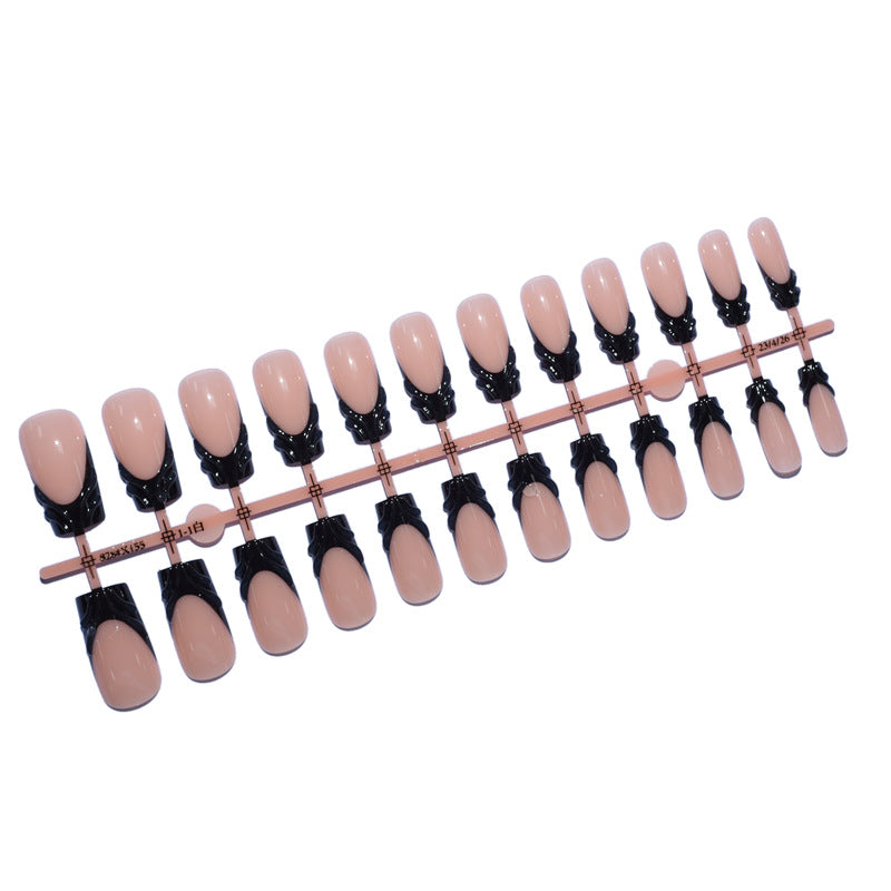 Premium Artificial Nails with Elegant Ribbons Kalsten