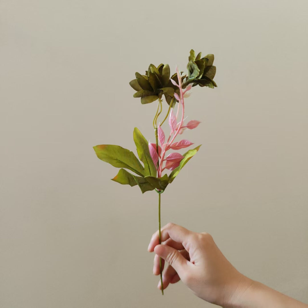 Lifelike Succulent Flower Stem