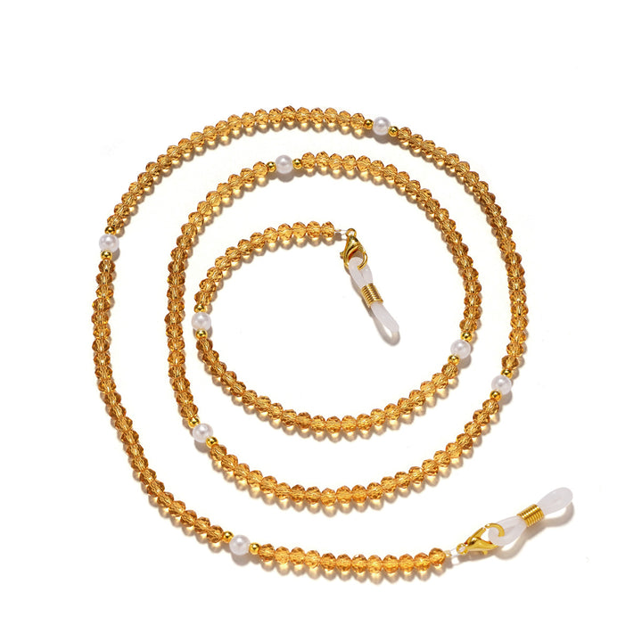 Elegant Crystal Beaded Eyewear Chain Kalsten
