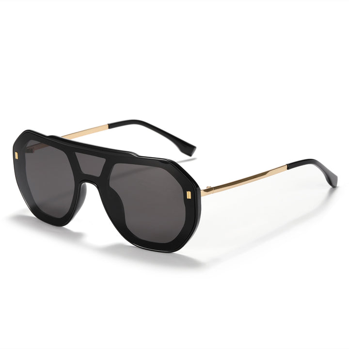 Women oversized geometric sunglasses with elegant frame Kalsten