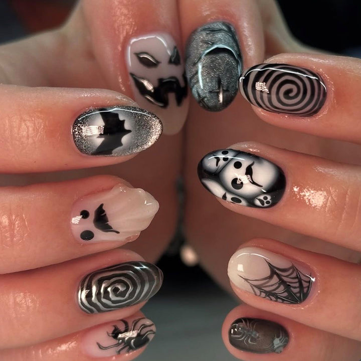 Creative Halloween Nail Art with Unique Designs Kalsten