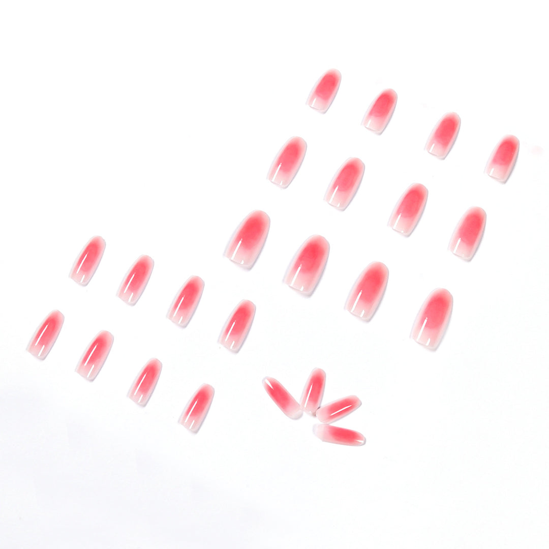 Artful Nail Extensions in Elegant Ombre Design Kalsten