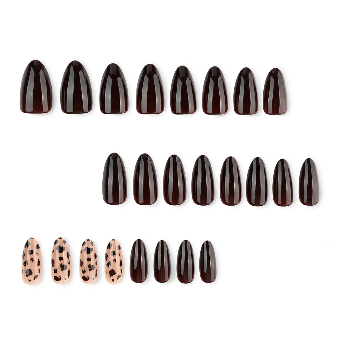 Artful Nail Extensions with Elegant Animal Design Kalsten