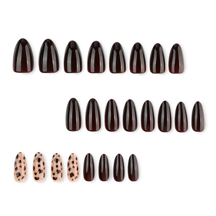 Artful Nail Extensions with Elegant Animal Design Kalsten