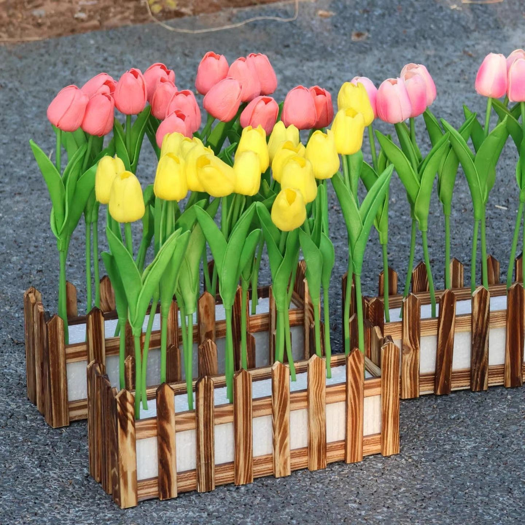 Decorative Faux Tulip Planter