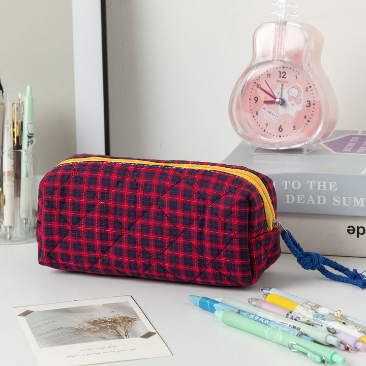 Quilted Zippered Pencil Case Kalsten