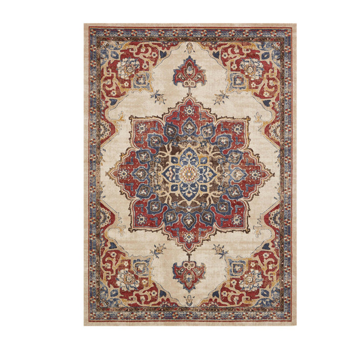 Vintage-Inspired Geometric Area Rug