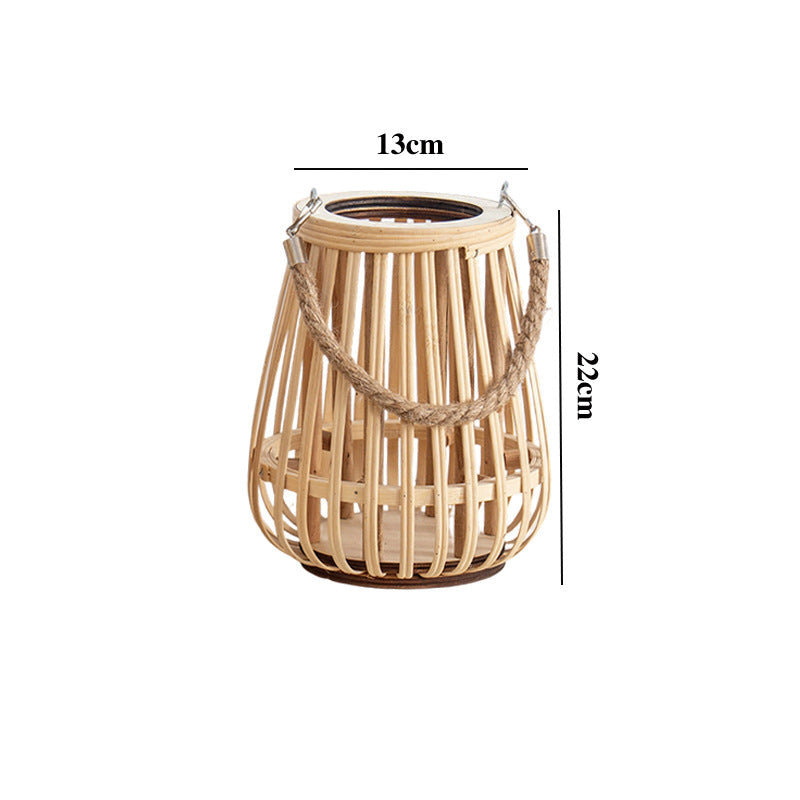 Bamboo Lantern Holder Kalsten