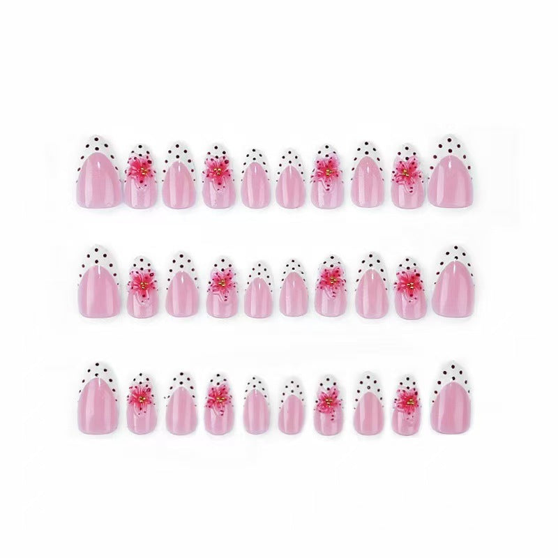 Floral Design Press-On Nail Art Set Kalsten