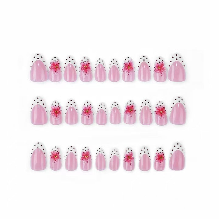 Floral Design Press-On Nail Art Set Kalsten