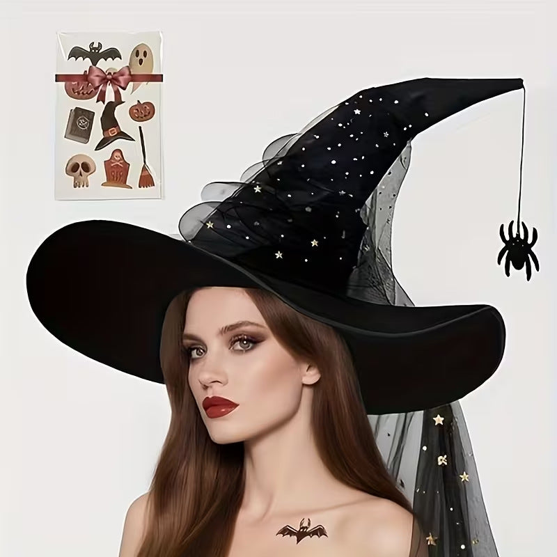 Charming Elegant Witch Hat