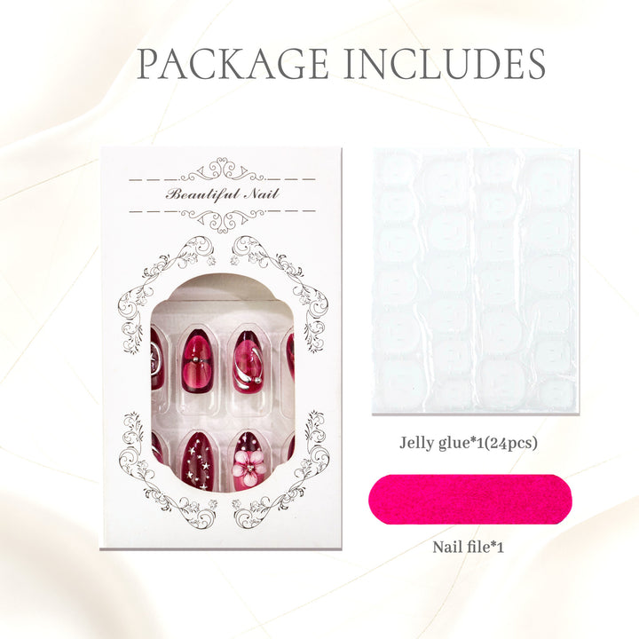 Decorative Floral Nail Design