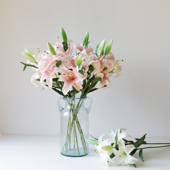 Realistic Artificial Lily Bouquet