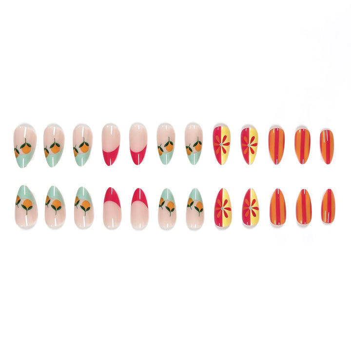 Abstract Themed Nail Art Enhancements Kalsten