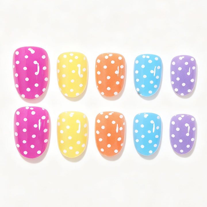 Playful Polka Dot Nail Wraps Kalsten