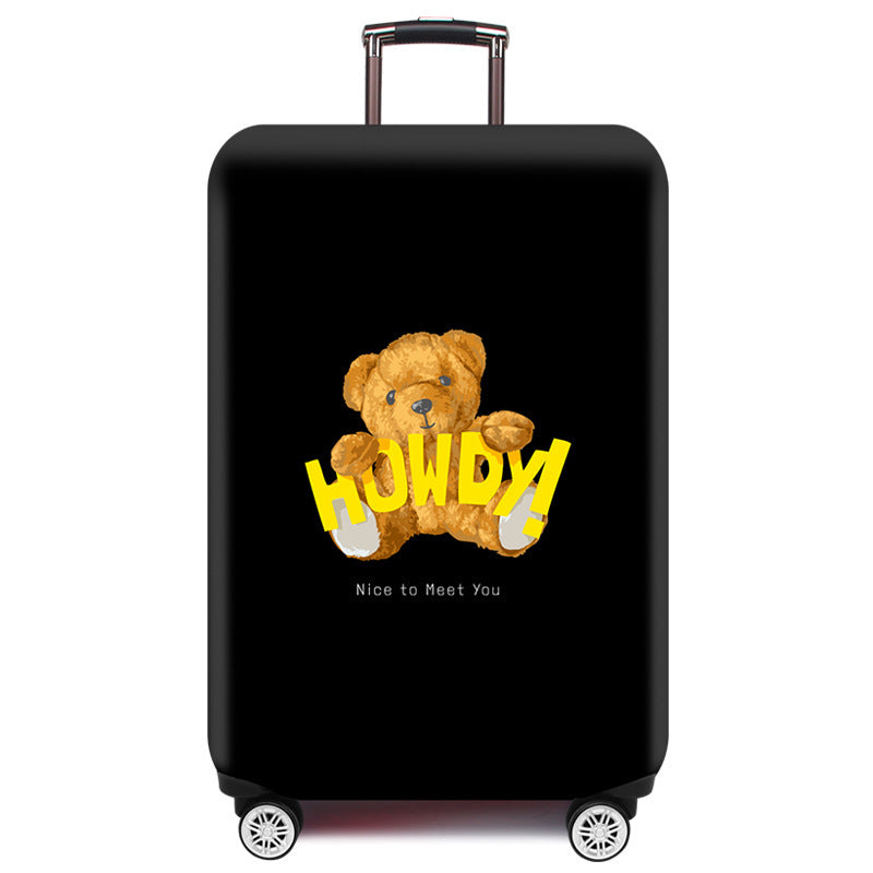 Cartoon Bear Design Hard Shell Luggage Kalsten